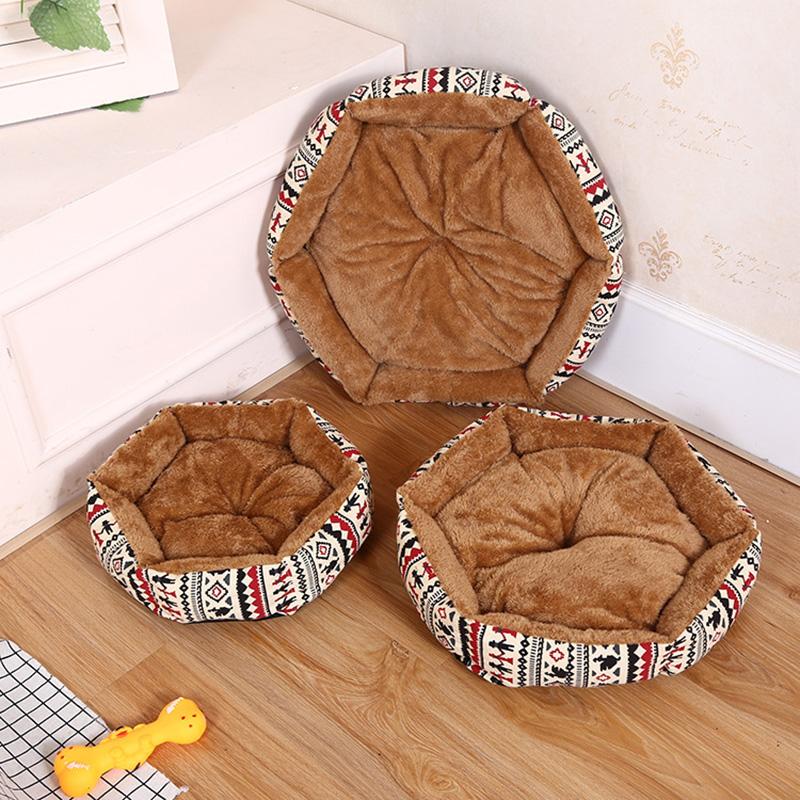 Кровать для кошек, корзина для кошек, кровать для собак, супермягкий моющийся коврик для домашних животных, спальный мешок, лежак для маленьких и средних собак