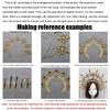 Vintage Handmade Gothic Lolita Tiara Sun Goddess Headwear Wedding Headpiece DIY Crown Material Kits