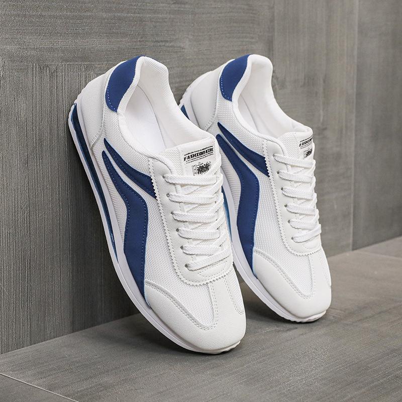 Мужские повседневные кроссовки 2025 Лето Мужские дышащие сетчатые Нескользящие Уличные спортивные туфли для отдыха Мягкая подошва Беговые кроссовки