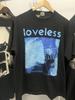 My Bloody Valentine Loveless Черная футболка унисекс с коротким рукавом Репринт Футболка унисекс