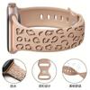 Leopard Silicone Strap for Apple Watch S9 Strap 49mm 44mm 40mm 45/41mm 42mm 38mm 44mm iWatch Series Sports Strap