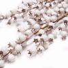 Party Decoration White Artificial Floral Art 1Pcs Berry Stems Snow Tree Berry Branches Fruit Plant