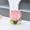 Керамика Настольный настольный контейнер в форме тюльпана-органайзер Косметическая щетка Разные аксессуары