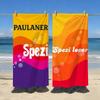 Модное полотенце с логотипом P-Paulaner S-Spezi-S Спортивное Быстросохнущее Туристическое Снаряжение для Кемпинга Песозащитное Мягкое Легкое Большое Пляжное Полотенце