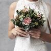 Half Round Foam Bouquet Holder Foam Material Floral Handle  Floral Arrangement Supplies