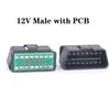 10Pcs High Quality Automotive Obd2 16pin Assembled Gold-plated Male Head 12V/24V Universal Connector Test Main Line OBDII Plug