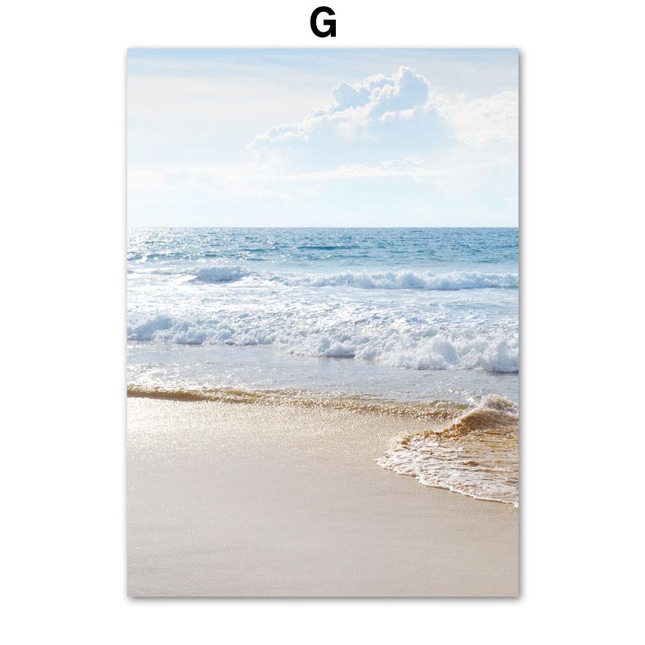 Береговая линия Пляжный стул Маяк Хвост кита Плакаты и принты Картина на холсте Скандинавское настенное искусство Картины Гостиная Домашний декор