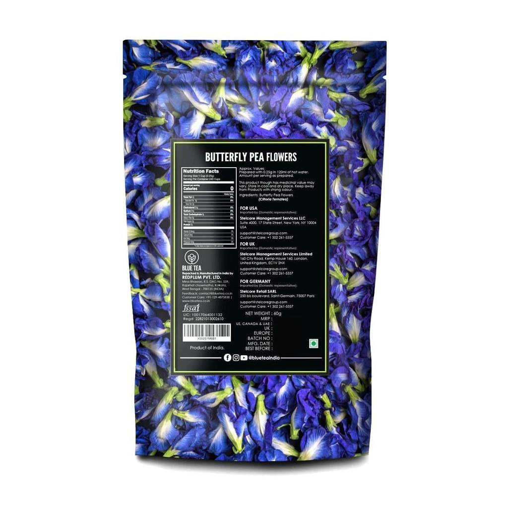 Tea from Clitoria (60 G), Butterfly Pea Herbal Tea
