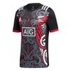 Джерси All Blacks Полный Принт Круглый Вырез Приятный для Кожи Короткий Рукав Регбийная Рубашка Мужские Топы DN5864
