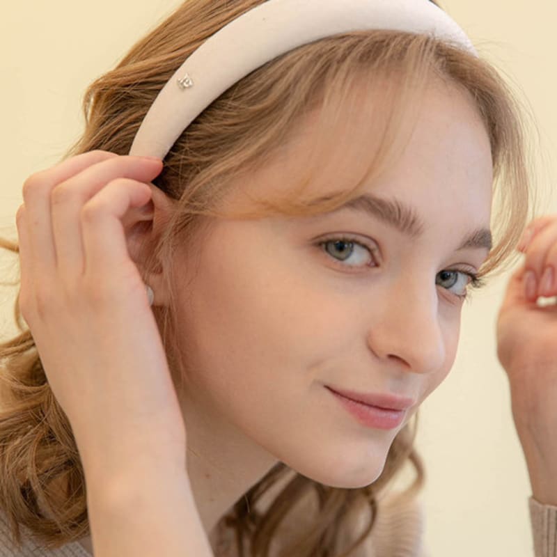 Жан Поль Кларисс Пастельный Вельветовый Ободок для Волос JP-22-001HB