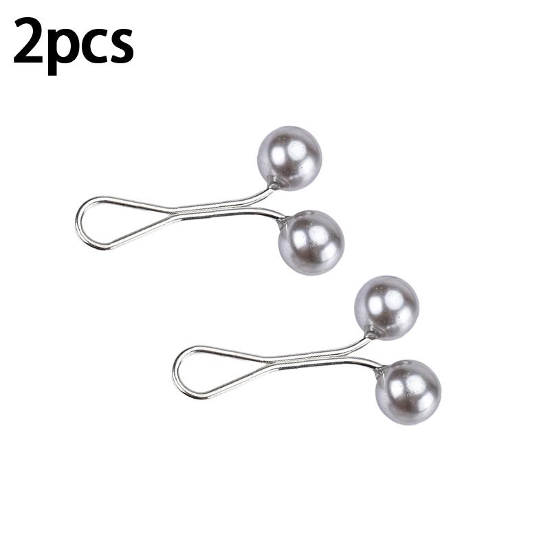 New U-Shaped Pearl Brooch Fixed Straps Anti Slip Scarf Pin DIY Sewing Multi-Purpose Scarf Adjuster Lady Fixed Pins