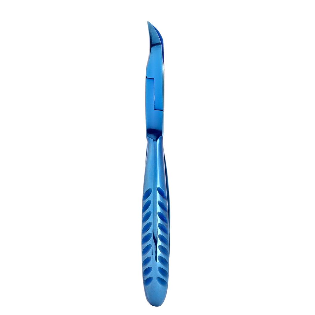 Nail Nippers For Thick Ingrown Nails Cuticle Clippers Scissors Manicure Spa Salon Blue