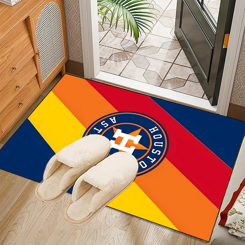 Houston basketball Graffiti Art Rug Office Carpet Non-Slip Mat, Chair Rug Floor Covering for Gaming, Bedroom, Living Room,Home Decor Christmas Gift