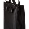 Salvatore Ferragamo Ferragamo Viva Bow Mini Leather Tote Black