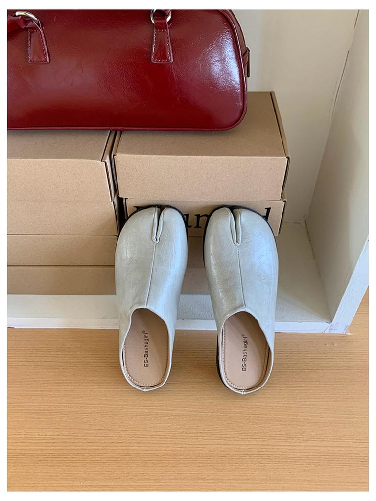 Новинка Обувь с раздельным носком Женские тапочки Ниндзя Таби Повседневные шлепанцы Удобные мюли Женские сабо Сандалии Мизинцы Шлепанцы Бренд Mujer