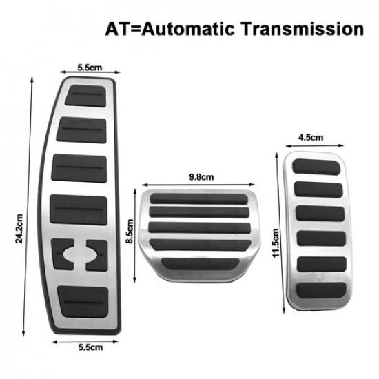 Car Rest Brake Footrest Pedal Cover For Range Rover Sport 10-13 Discovery 3 4