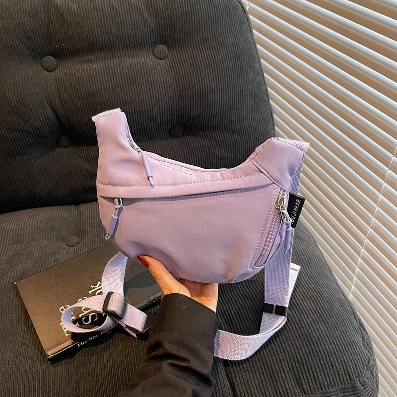 Повседневная сумка-пельмень женская новая легкая сумка-мессенджер для улицы, спортивная наплечная сумка, универсальная сумка для поездок, сумка для мобильного телефона