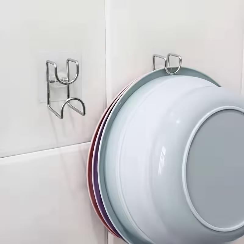 Многофункциональный крючок для раковины из нержавеющей стали, без сверления, кухонная и ванная полка-держатель, полка для хранения раковины, держатель для полотенец