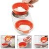 Microwave Egg Cooker Mold with Lid Household Double Cup Steamed Egg Bowl Baby Food Supplement Egg Cooker Kitchen Cooking Tool