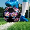 Kpop Demon Hunter Indoor Soccer Ball Colorful All Ages Size 5 Machine Stitched PVC Competition Ready Durable High-Bounce