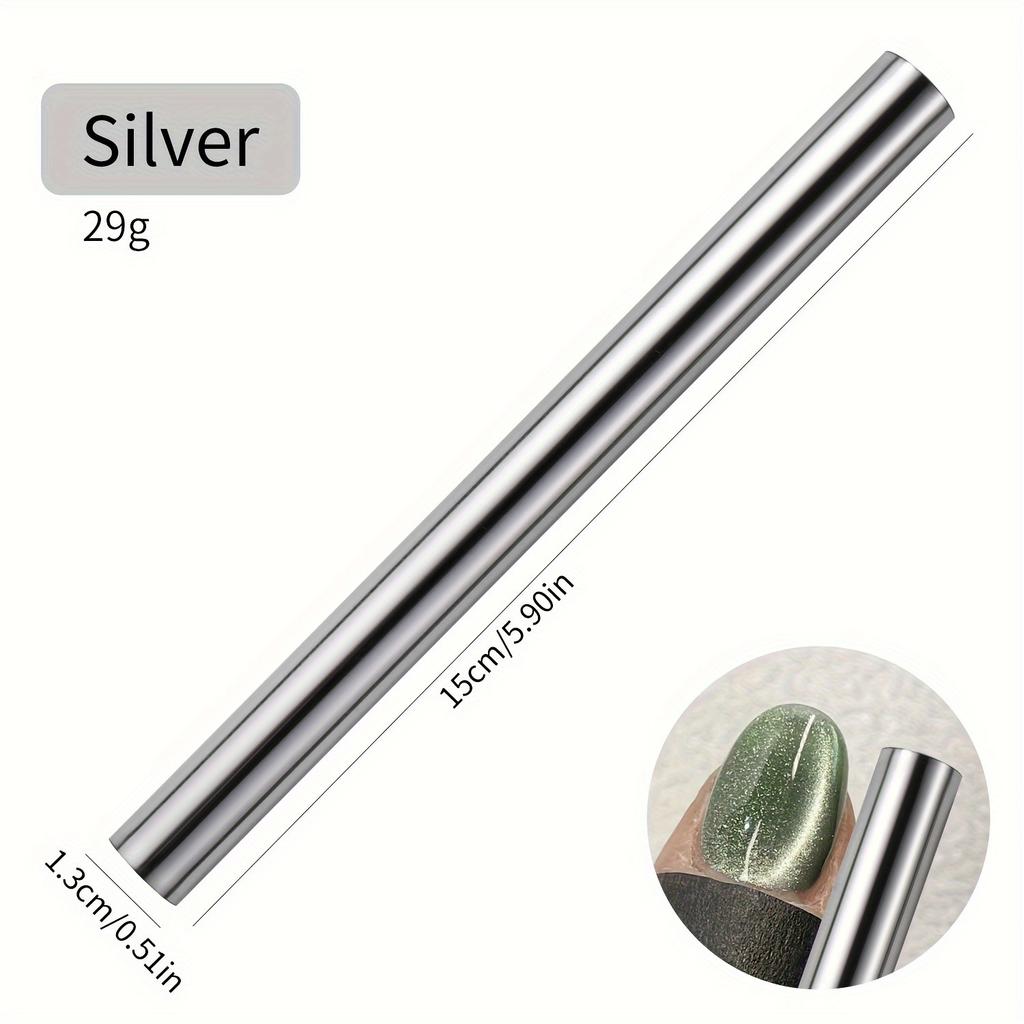 YIKOOLIN Super Long Double Head Nail Magnet Tool Pens Magnetic Cat Eye Gel Polish Nail Art Kit for DIY Salon Studio Or Home Use