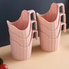 6pcs Thick Plastic Beverage Holder Base Disposable Cup Cover New Paper Cup