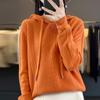 Women Knitted Hoodie Sweater Winter Knitted Pullover Sweatshirt Autumn Soft Warm Wool Sweaters Female Jumper Knit Top