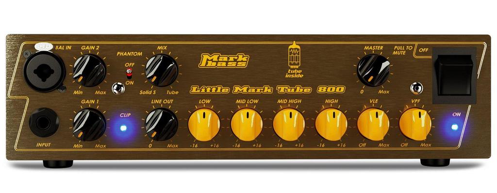 Усилитель для бас-гитары Markbass Mark Bass Little Mark Tube 800 MAK-LMT800