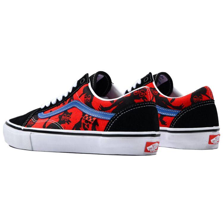 Vans Унисекс Скейт Old Skool Krooked By Natas For Ray Barbee Черный Красный Синий VN0A5FCBAPC