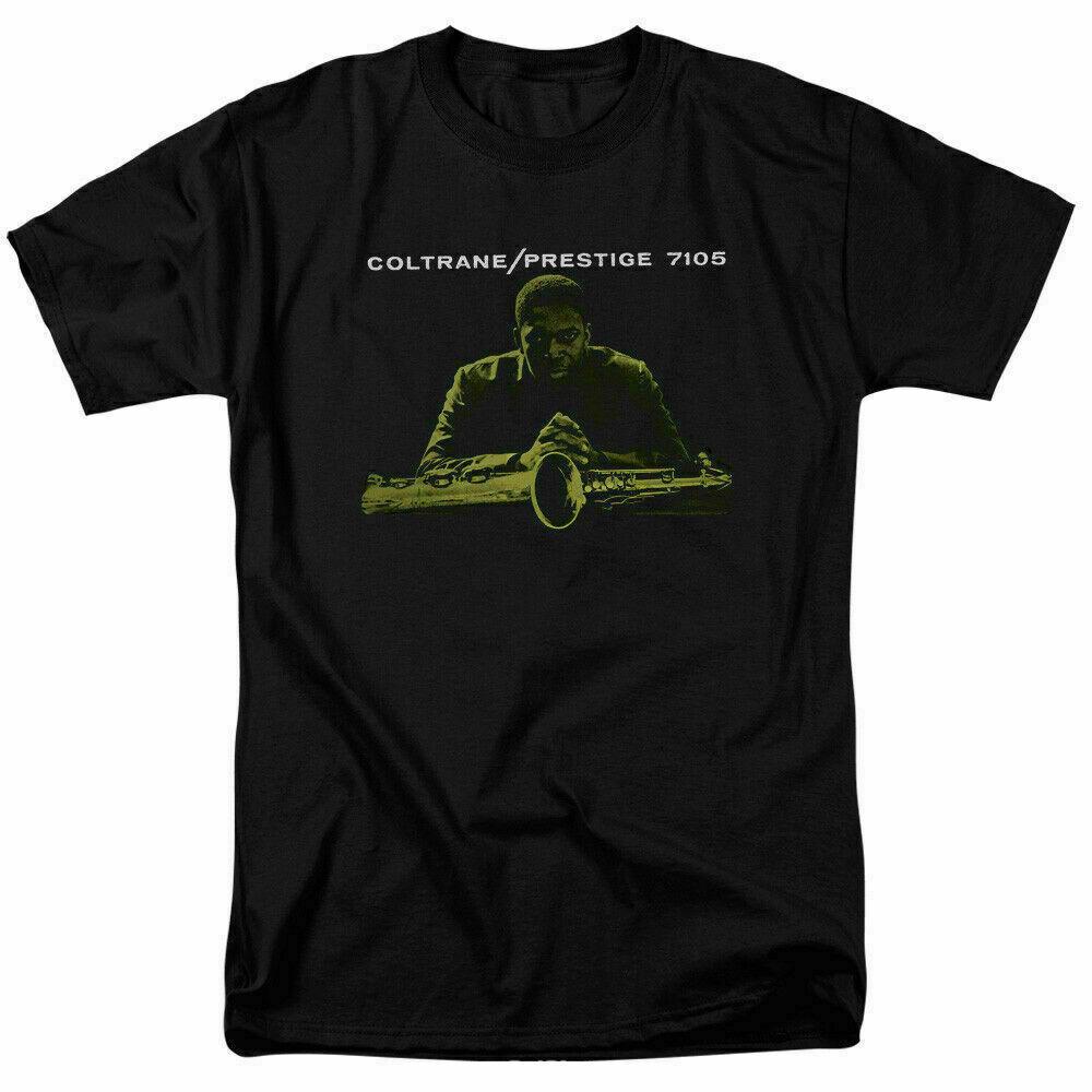 26 Футболка John Coltrane Mellow Yellow Лицензированная Джаз Бибоп Саксофон Черная Унисекс Футболка