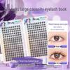 320-Cluster Large-Capacity Lazy Eyelash Book: Beginner-Friendly Single Cluster Three-Step Blossom Lashes, Natural-Look False Eyelashes.