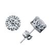 Crown Stud Earring Korean Style Silver Plated Accessories Jewellery Women's Fashion Crystal Zircon Earrings