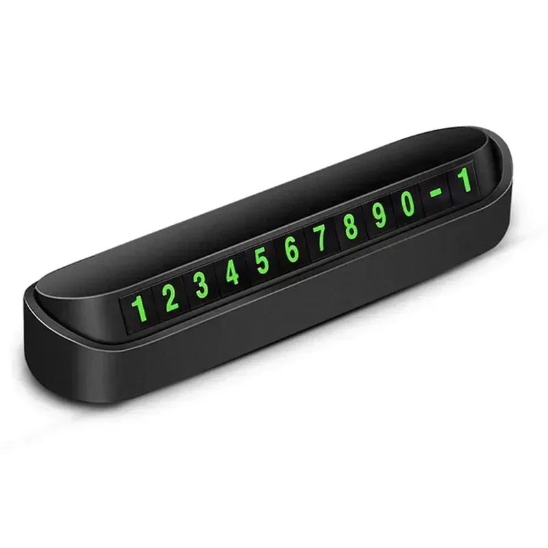 EMF1 Car Temporary Stop Sign Parking Card Telephone Number Card Plate for Mercedes Benz W212 W204 W211W168 W213 W205 W210 W124