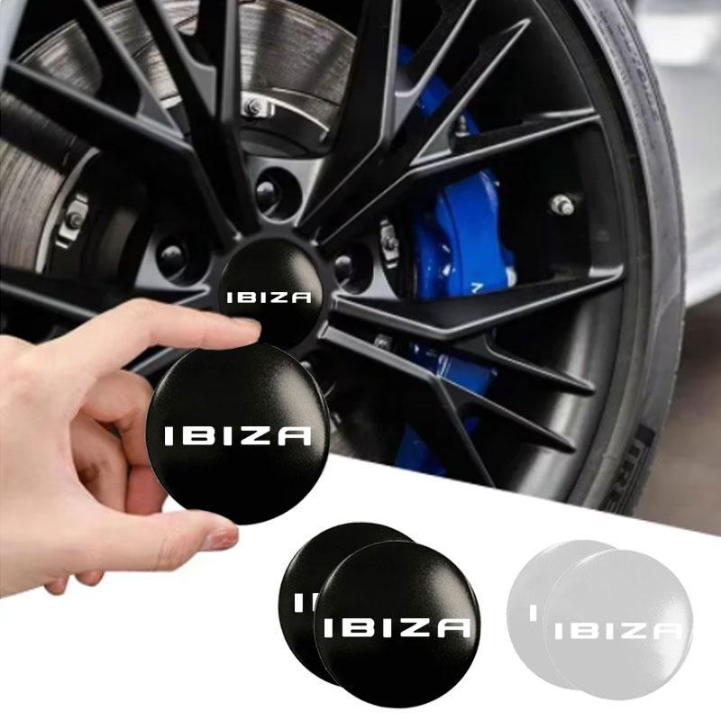 vhzh5 Sticker-resistant, not easy to drop, scratch-proof car hub cover sticker, car badge logo sticker For seat ibiza Car Accessories