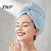 Non Stuffy Hair Drying Cap Microfiber Towel Wrap for Women, Fast Waffle Turban Absorbent Women Wraps, Large Thick Anti Frizz Shower Wet Daily