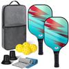 Ракетка и мяч для пиклбола из углеродного волокна, подарочный набор для занятий спортом на открытом воздухе