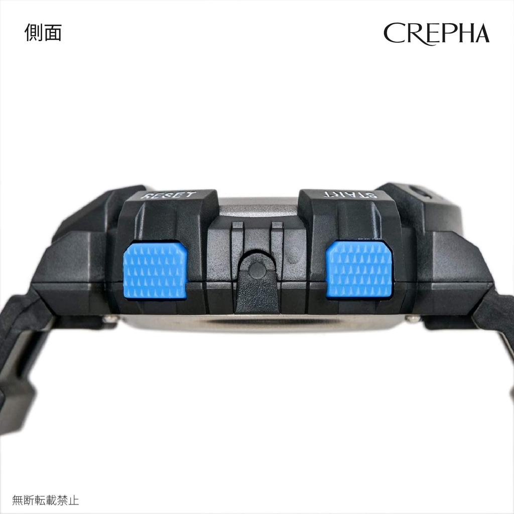 Crepha TE-D282-BL Цифровые мужские часы Черные
