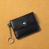 Retro 4-card Slot Card Bag Compact and Portable with Keychain Attached Making Travel More Convenient