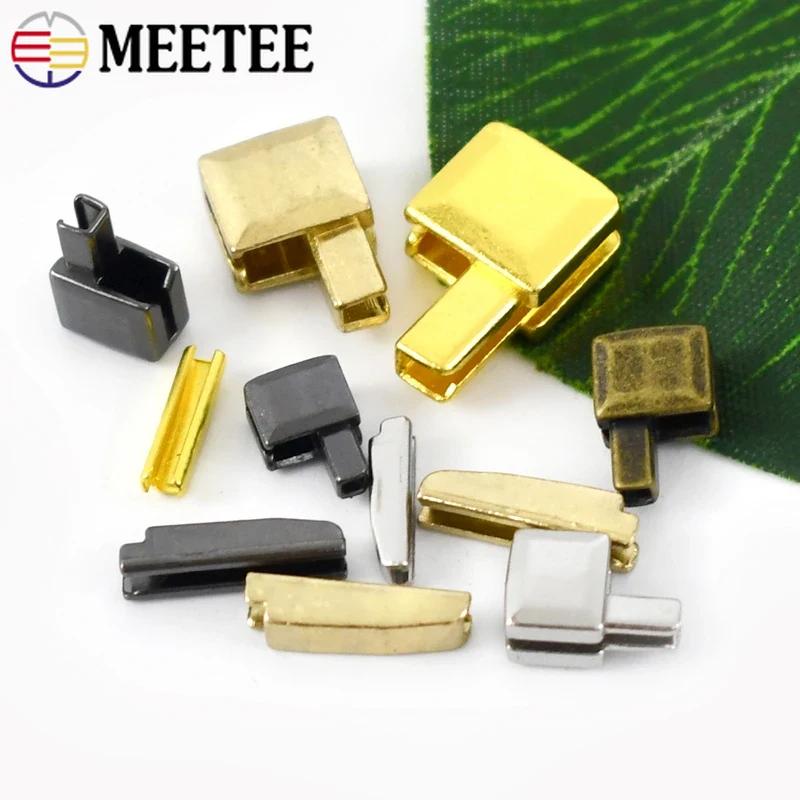 10/20/30Sets Meetee 3# 5# 8# 10# Zipper Stopper Slider Latch Retainer Insert Box Pin Open-End Zippers Bottom Socket Repair Kits