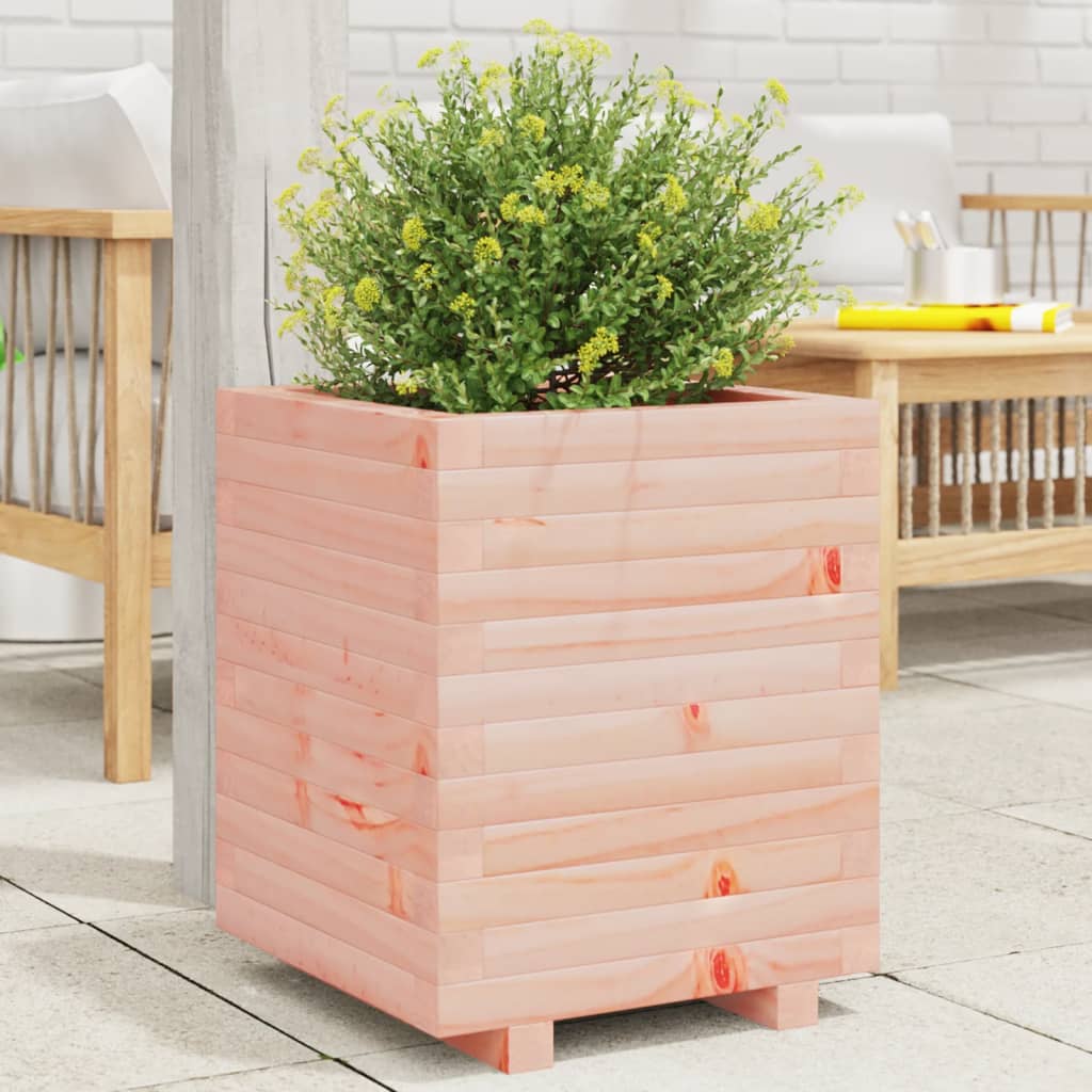 Plant Pot 40x40x49.5 cm Solid Douglas Fir Wood