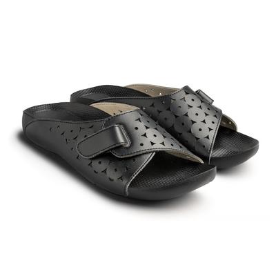 Официальные тапочки для дома AKAISHI Arch Fitter 603 для мужчин, также помогают при подошвенном фасциите (L 24.0-24.5см Черный) Тапочки, Женские,