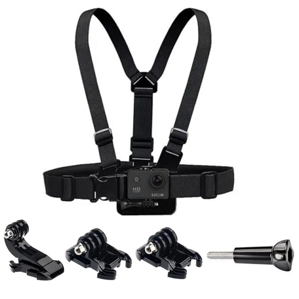 Комплект аксессуаров для камеры Gopro Hero 12 11 10 9 8 7 6 5 4 Yi 4K SJ4000 EKEN H9 AKASO DBPOWER Крепление на ремешок Повязки Плавающий брус