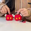 Мультяшные штаны для airpods4 apple bluetooth беспроводные силиконовый чехол для наушников 1/2/3 поколение pro2 милая девушка