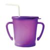 Agaphra Infant Magic Straw Cup 300ml, 1 Pack, Purple