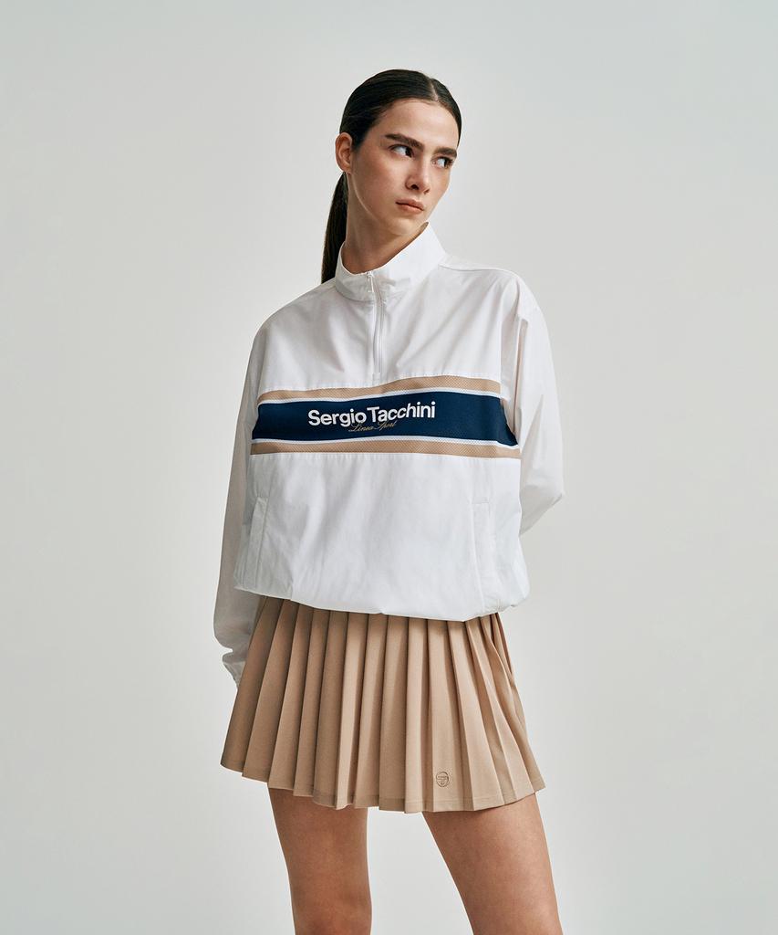 Плетеная куртка-анорак Sergio Tacchini U Damarind (белый)