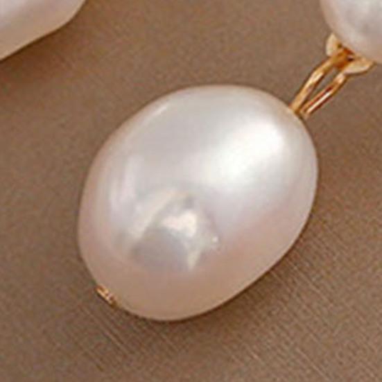 1 пара женских сережек-гвоздиков с белым искусственным жемчугом, висячие серьги-подвески в стиле барокко для дочери подружки невесты