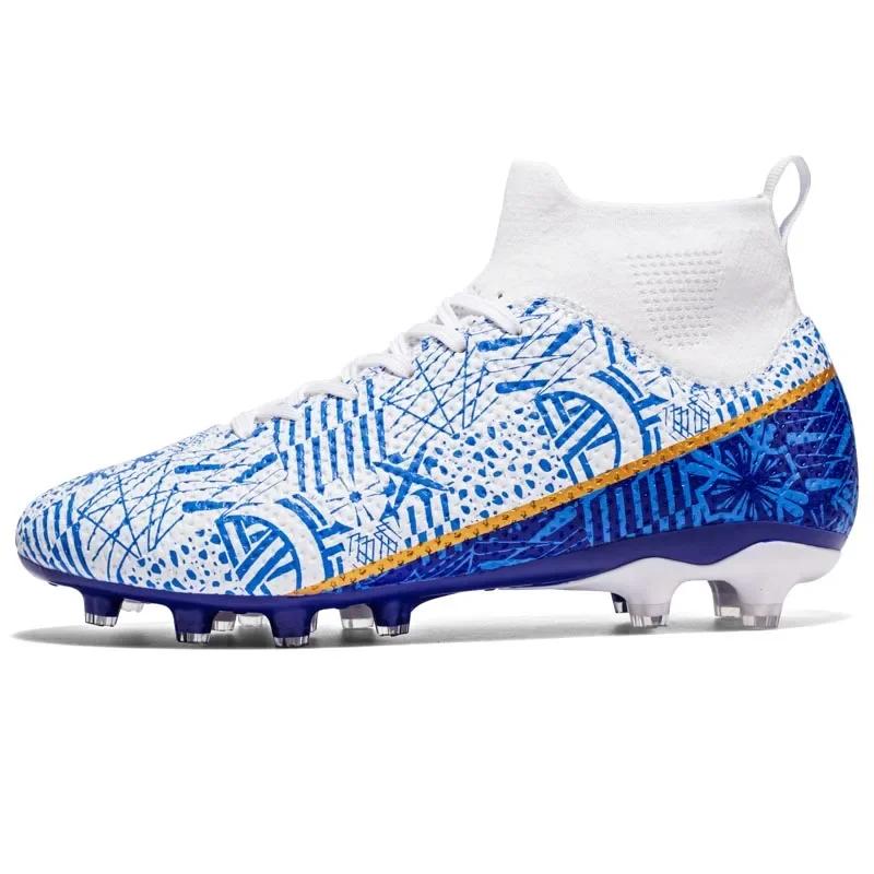 Men Football Boots Society Comfortable TF/FG Unisex Soccer Shoes Grass Training Sneakers Resistant High Quality Football Shoes