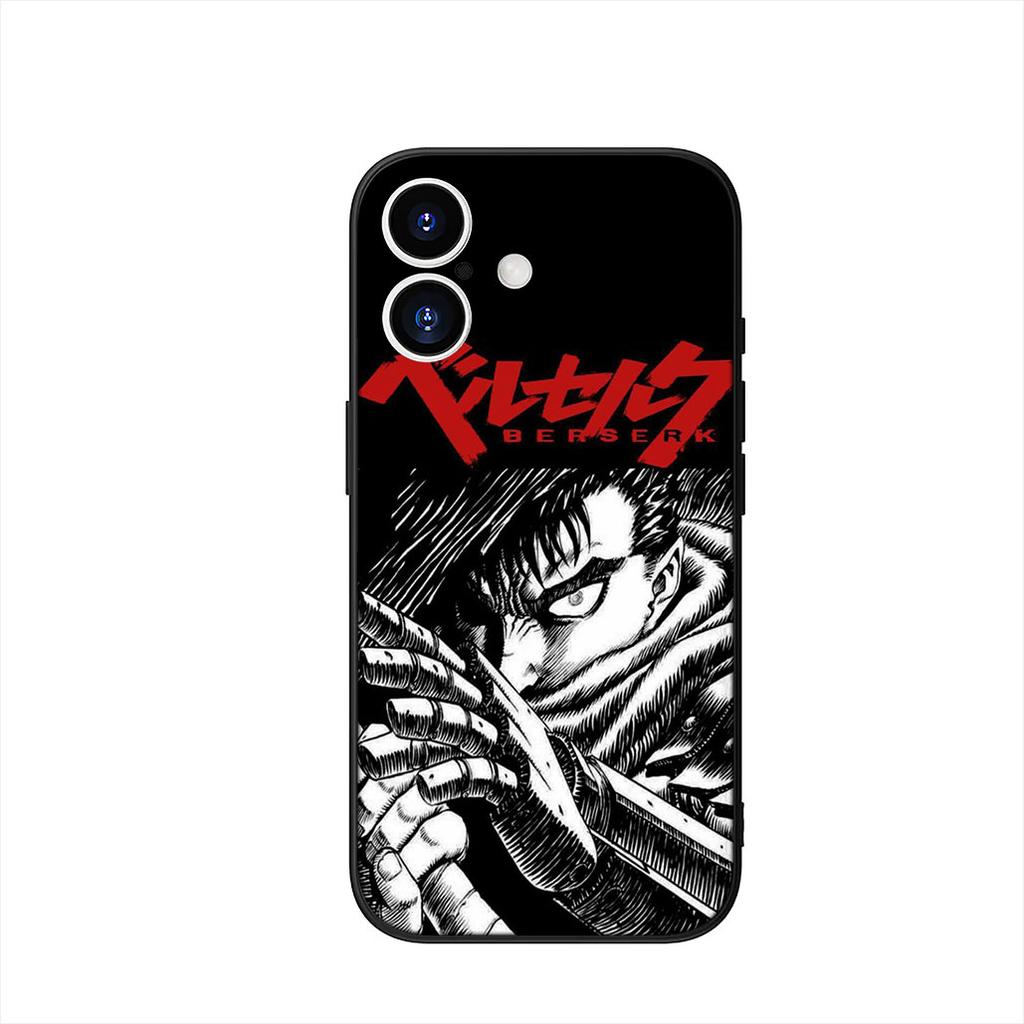 Чехол для телефона Berserk Мультяшный Гатс для Samsung Galaxy S25 S23 S22 S24 FE Ultra Plus A56 A05 A06 A15 A16 A57 S7 Edge
