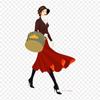 Art Deco Woman Art Deco Iron On Heat Transfer Printing Vinyl Patches Sticker for Clothes DIY Appliques Washable Patches