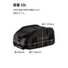 RS TAICHI Motorcycle Seat Bag Car Bag with Fixed Belt Easy To Install Rain Cover Included Sports Seat Bag.10 RSB312 Unisex Adult BLACK